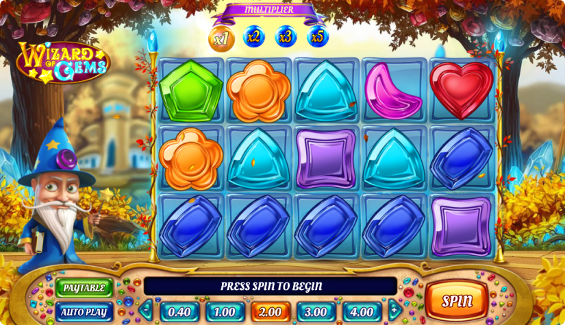 Wizard of Gems Machine à Sous