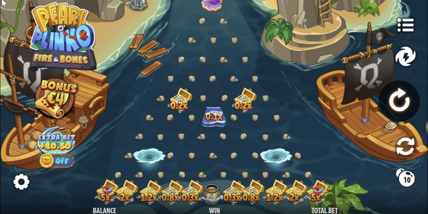 Pearl o’ Plinko Fire & Bones